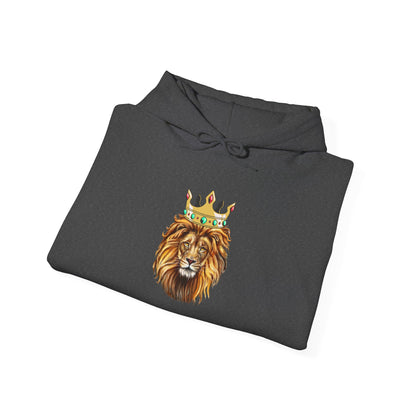 The Royal Lion Unisex Heavy Blend™ Hoodie - Regal Style for Animal Lovers