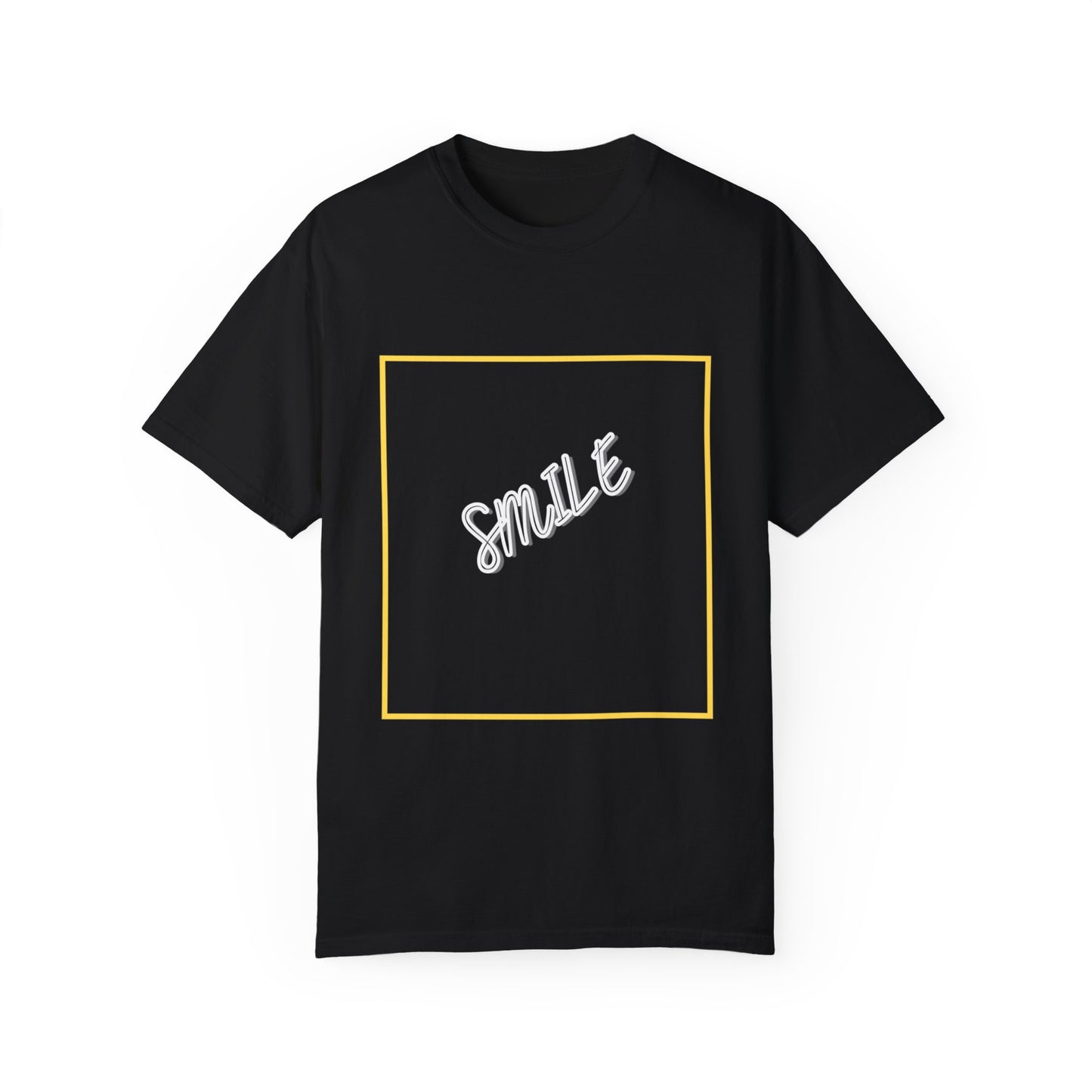 The Smile Tee with White Letters