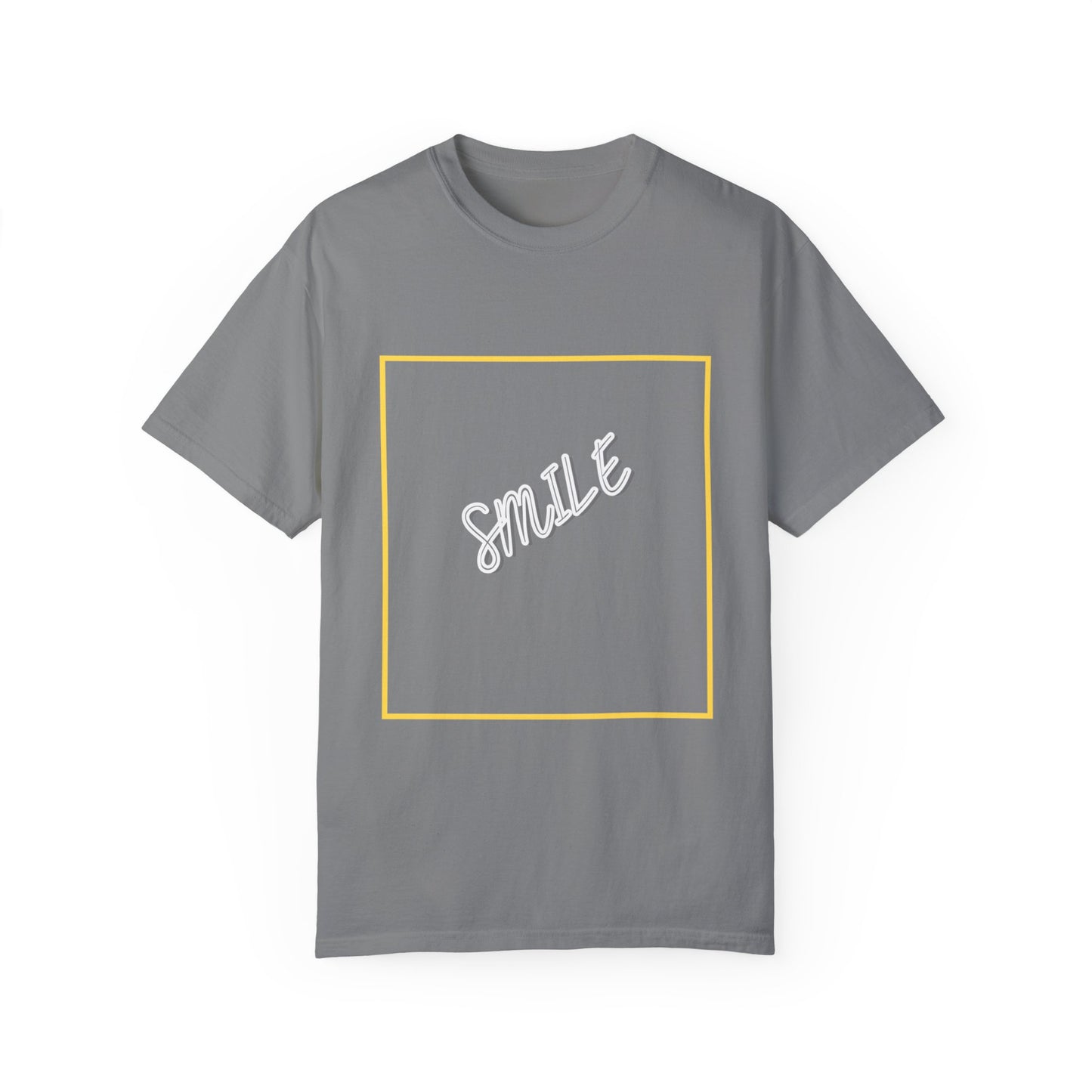 The Smile Tee with White Letters