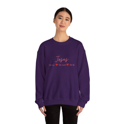 The Jesus Unisex Crewneck Sweatshirt – Jesus The Way, The Truth, The Life