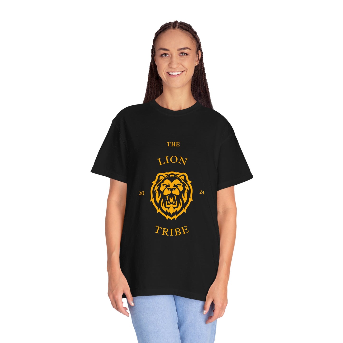 The Lion Tribe Tee with Gold Letters