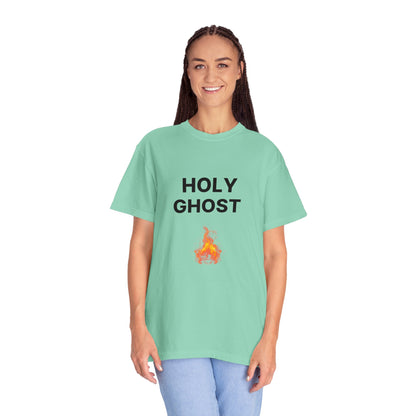 Holy Ghost Fire Tee with Black Letters