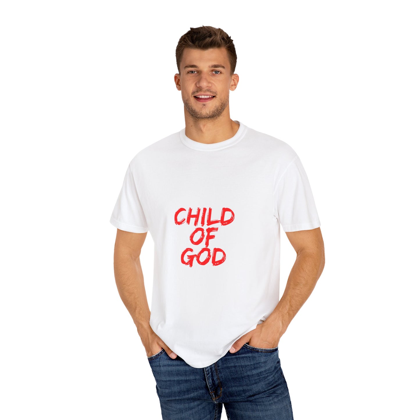 The Child of God Tee with Red Letters