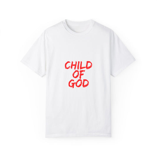 The Child of God Tee with Red Letters