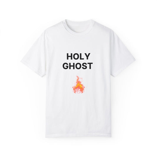 Holy Ghost Fire Tee with Black Letters