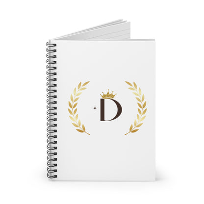The D Spiral Notebook - Ruled Line