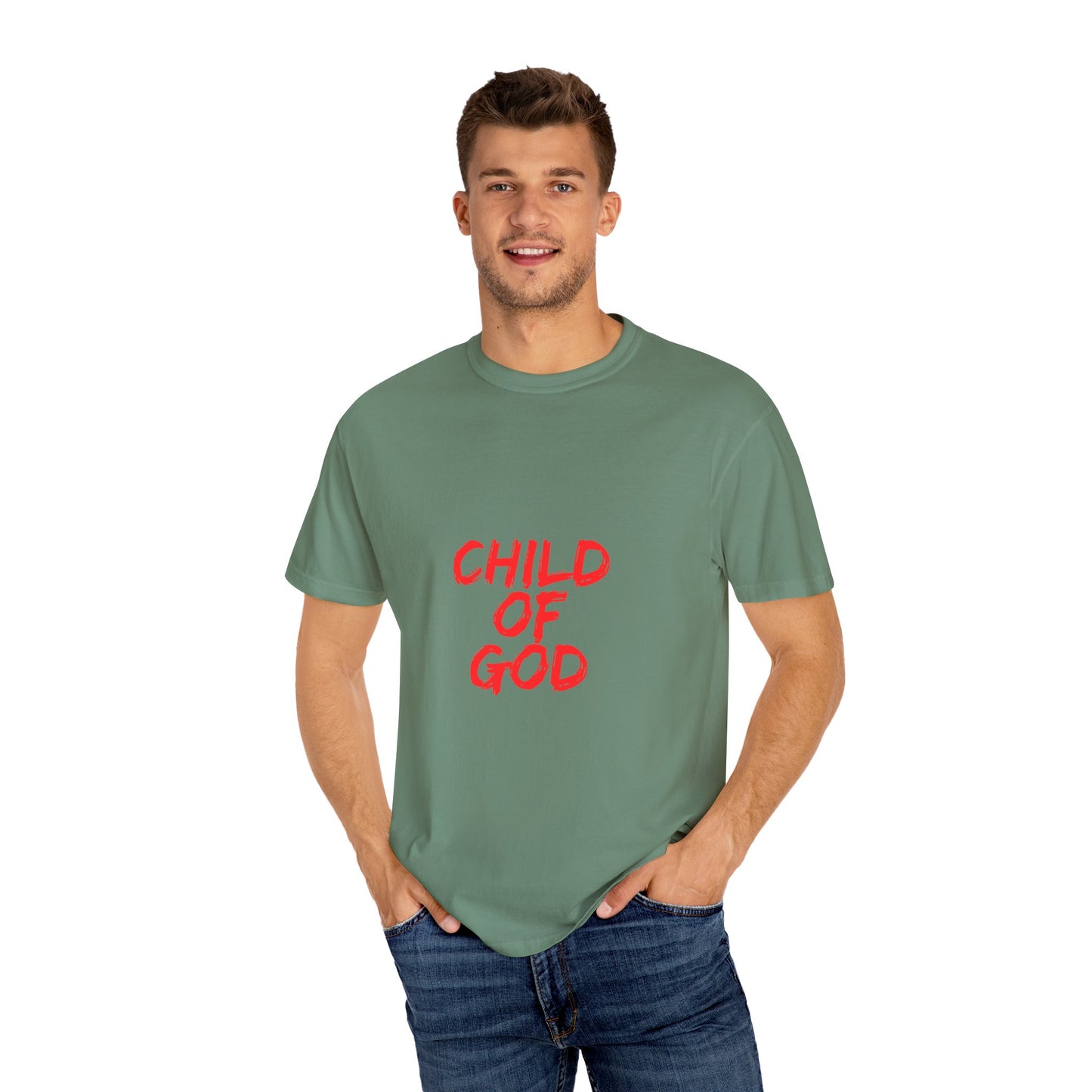 The Child of God Tee with Red Letters