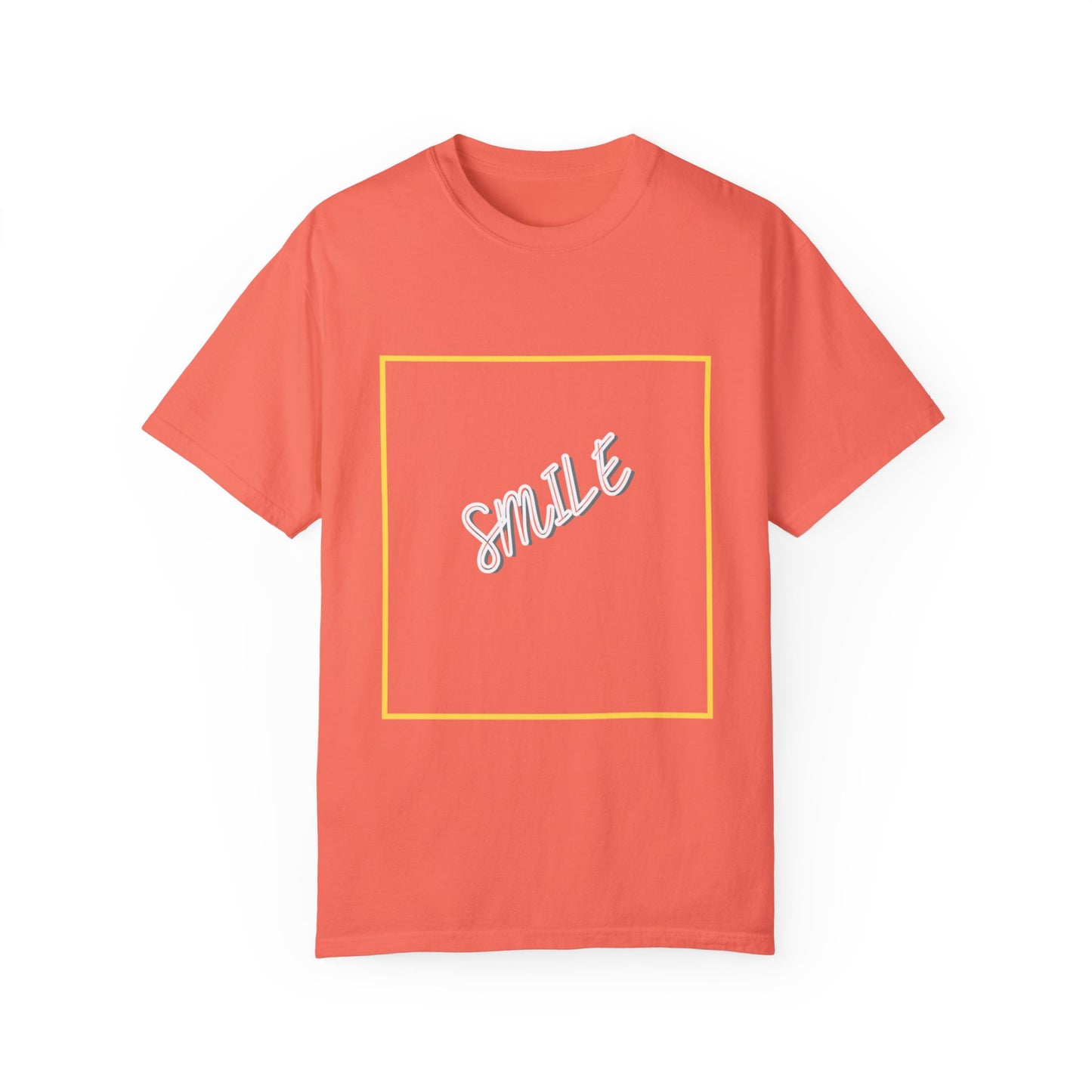 The Smile Tee with White Letters