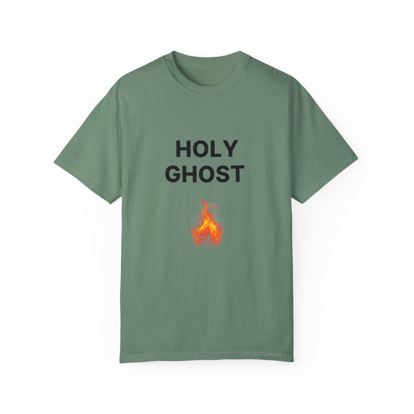 Holy Ghost Fire Tee with Black Letters