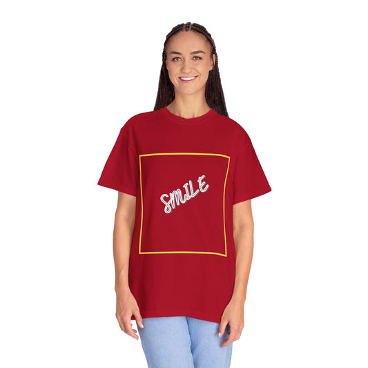 The Smile Tee with White Letters