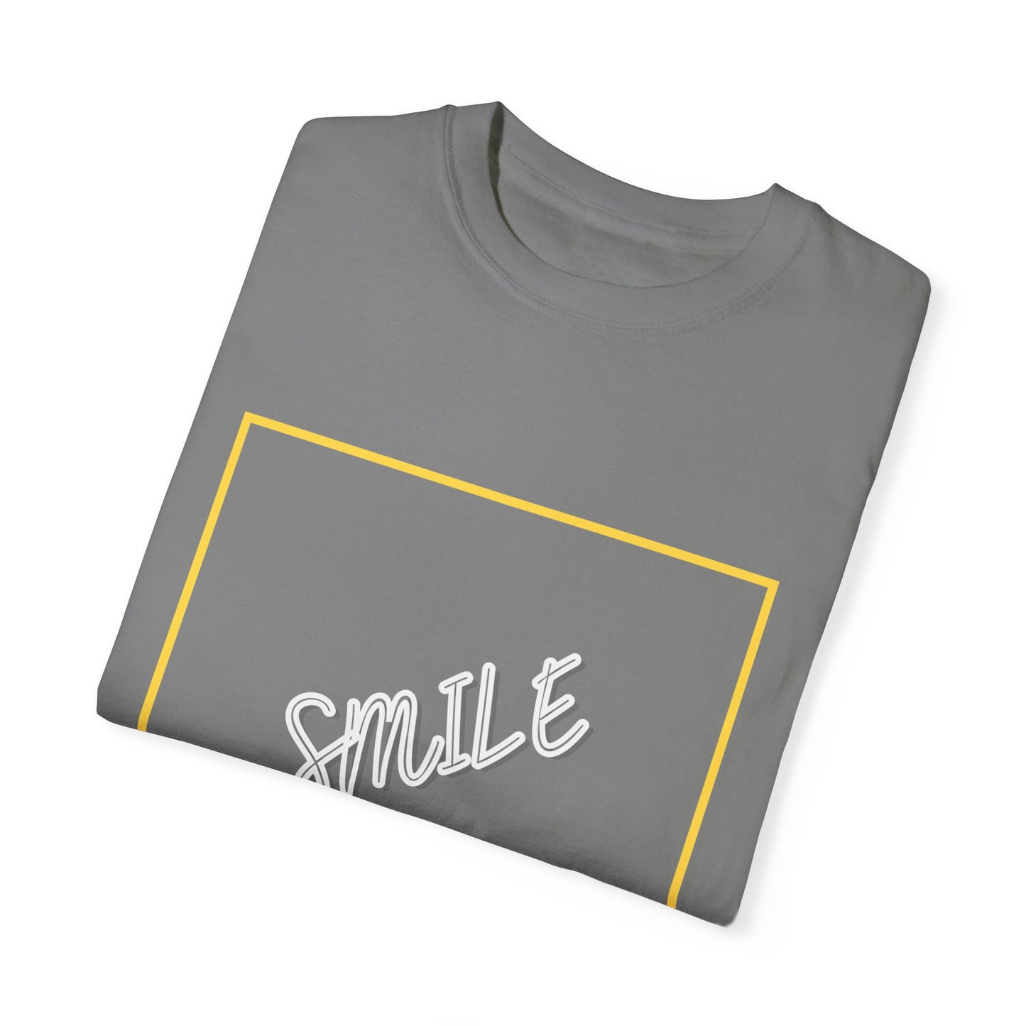 The Smile Tee with White Letters