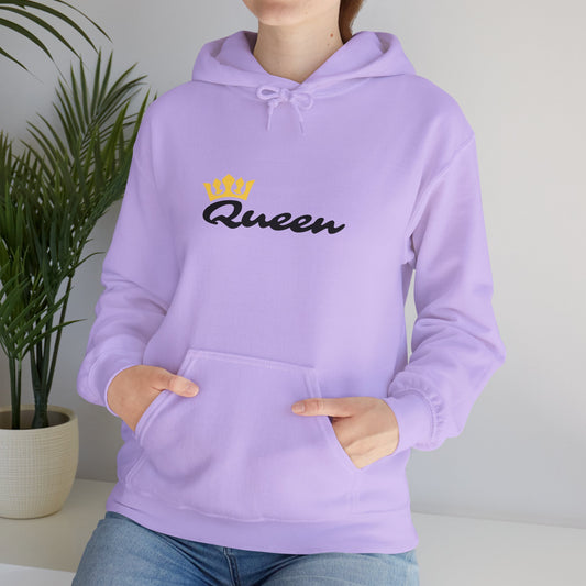 Queen Crown Heavy Blend Hoodie - Cozy and Stylish Sweatshirt