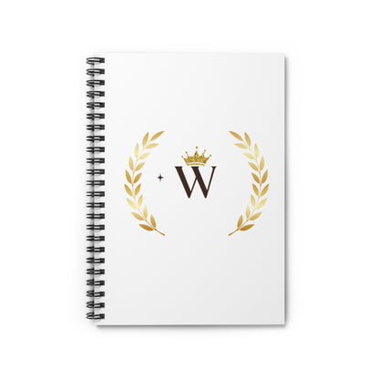 The W Spiral Notebook - Ruled Line