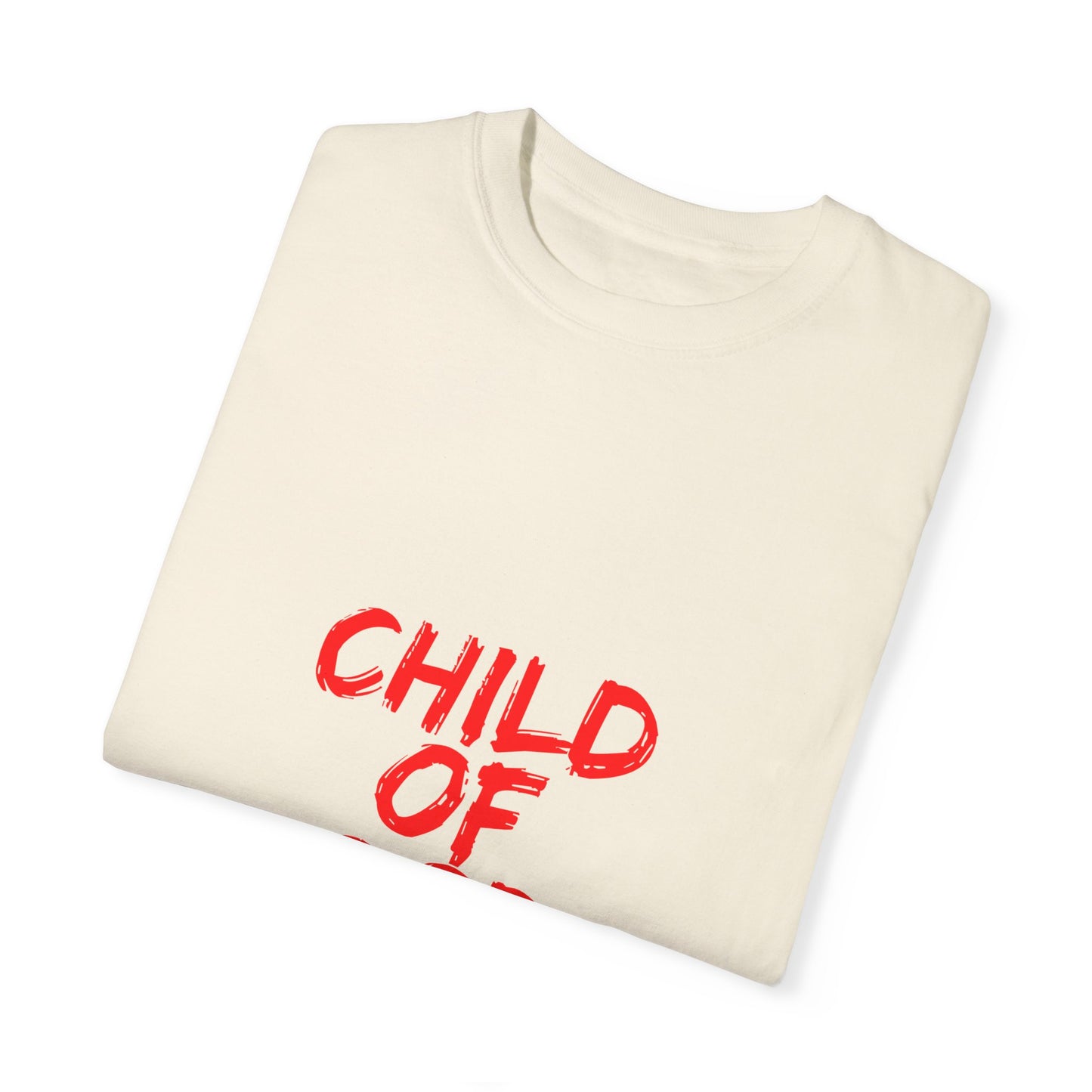 The Child of God Tee with Red Letters