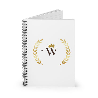 The W Spiral Notebook - Ruled Line