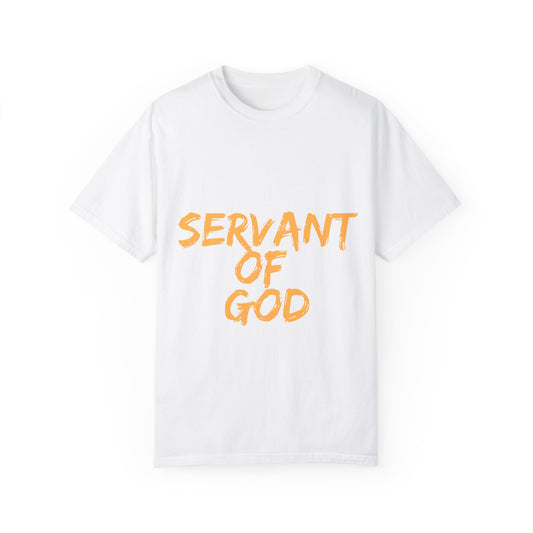 The Servant of God Tee with Gold Letters