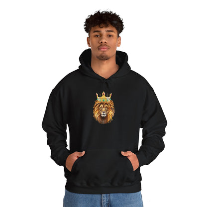 The Royal Lion Unisex Heavy Blend™ Hoodie - Regal Style for Animal Lovers