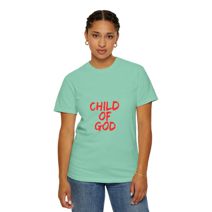 The Child of God Tee with Red Letters