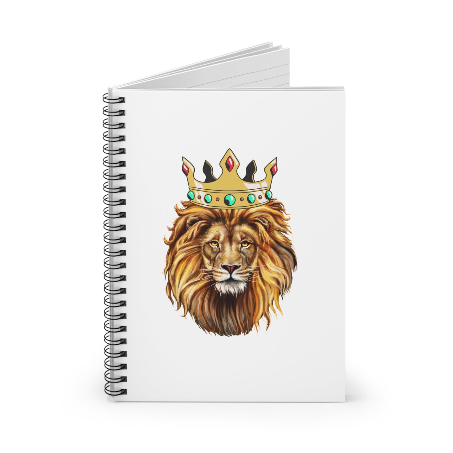 The Royal Lion Spiral Notebook - Ruled Line