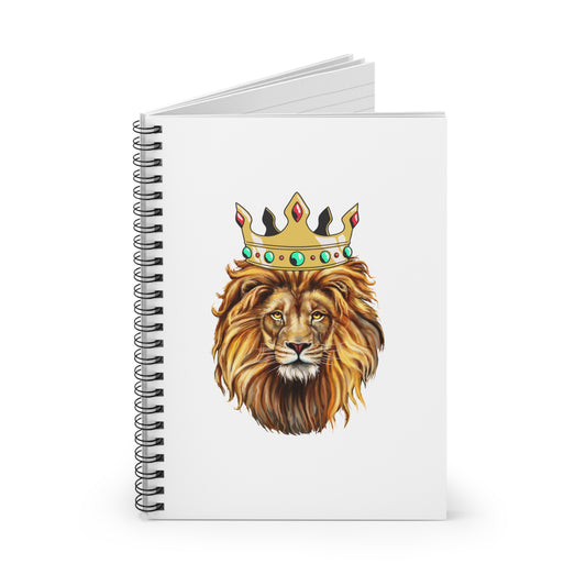 The Royal Lion Spiral Notebook - Ruled Line