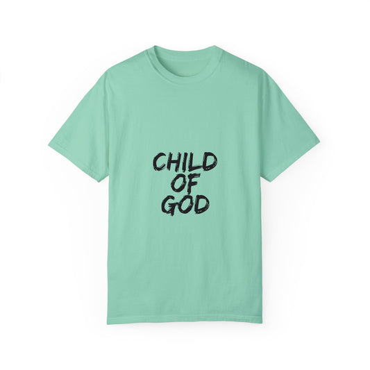 The Child of God Tee with Black Letters