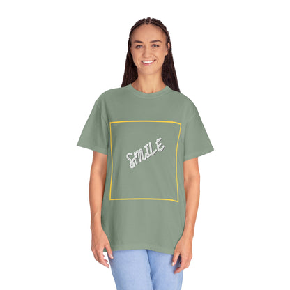 The Smile Tee with White Letters
