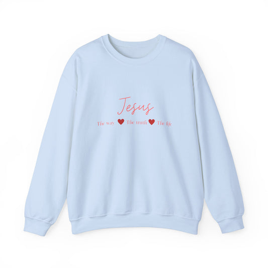 The Jesus Unisex Crewneck Sweatshirt – Jesus The Way, The Truth, The Life