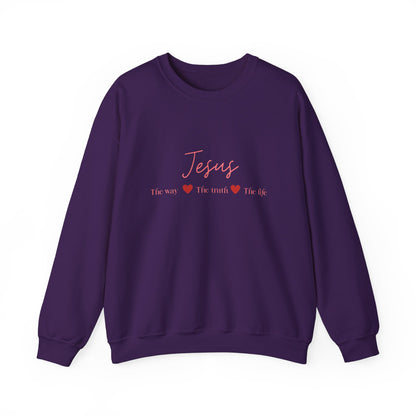 The Jesus Unisex Crewneck Sweatshirt – Jesus The Way, The Truth, The Life