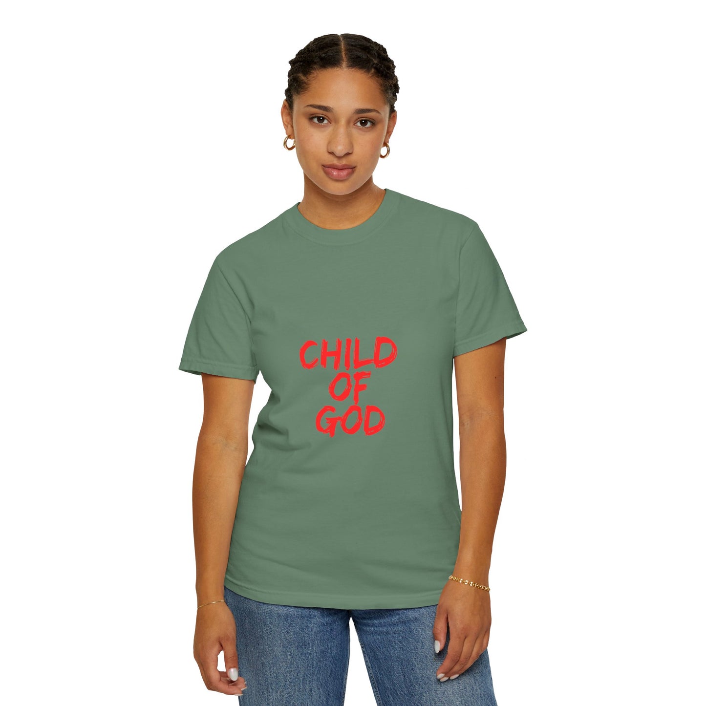 The Child of God Tee with Red Letters