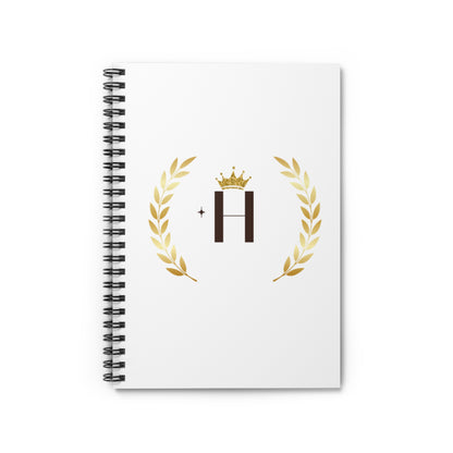 The H Spiral Notebook - Ruled Line