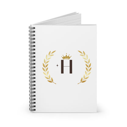 The H Spiral Notebook - Ruled Line