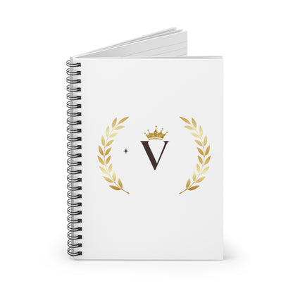The V Spiral Notebook - Ruled Line