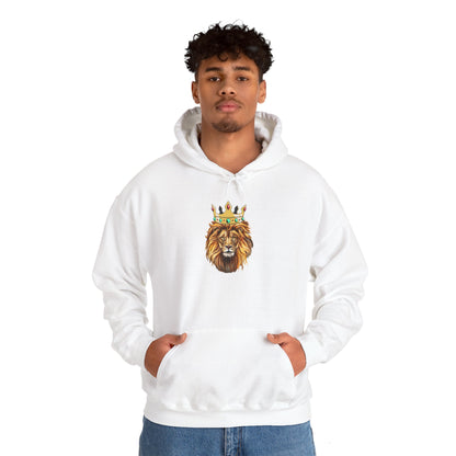 The Royal Lion Unisex Heavy Blend™ Hoodie - Regal Style for Animal Lovers