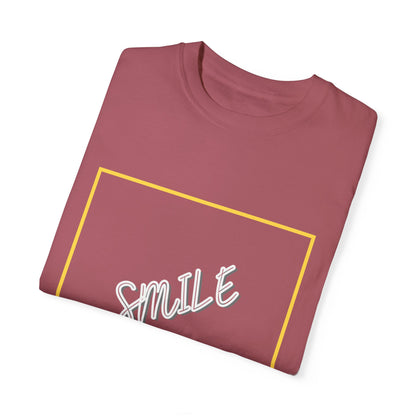 The Smile Tee with White Letters