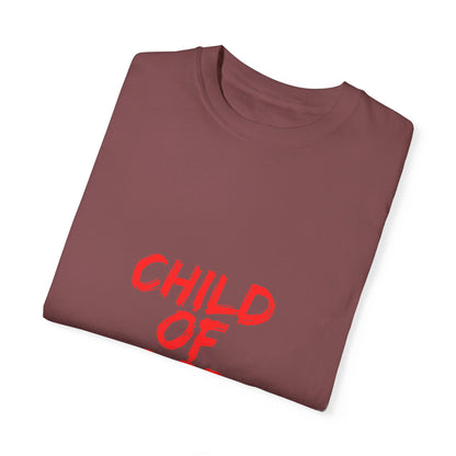 The Child of God Tee with Red Letters